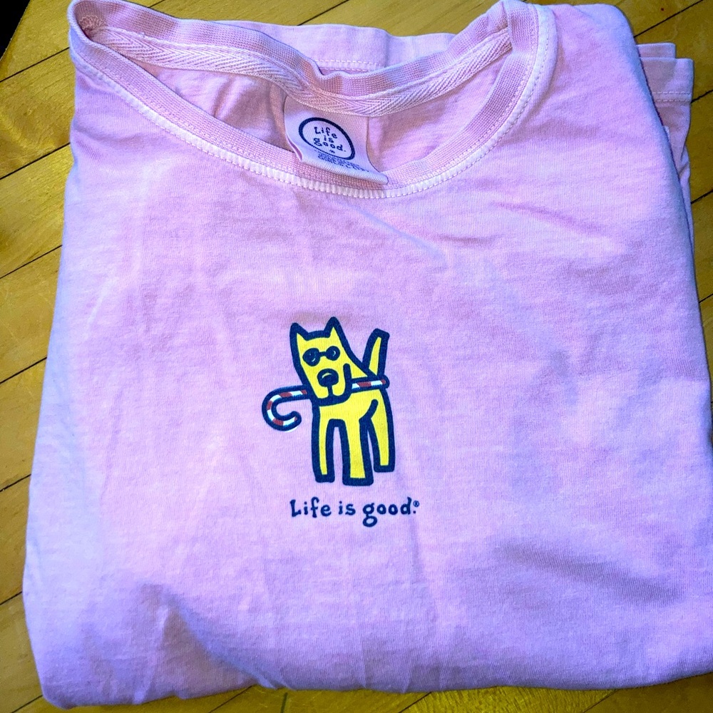 Life is Good dog long sleeve